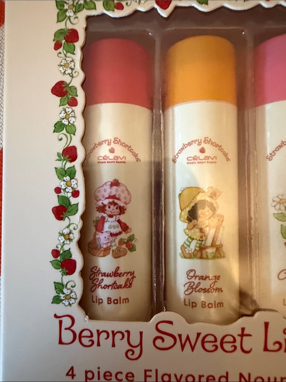 Strawberry Shortcake Berry Sweet Lip Balm Set - Multi (4-Pack) - Picture 5 of 6